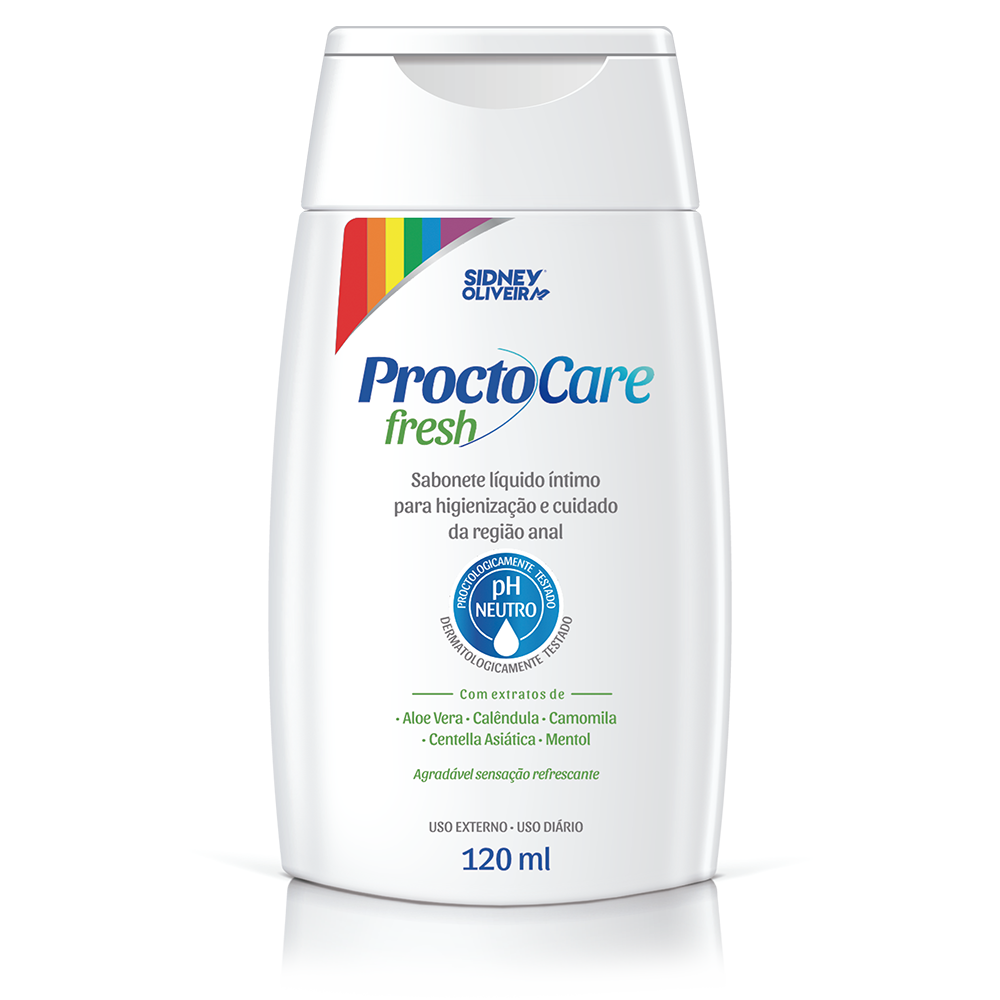 SABONETE LÍQUIDO PARA HIGIENE ANAL PROCTO CARE FRESH 120ML SIDNEY